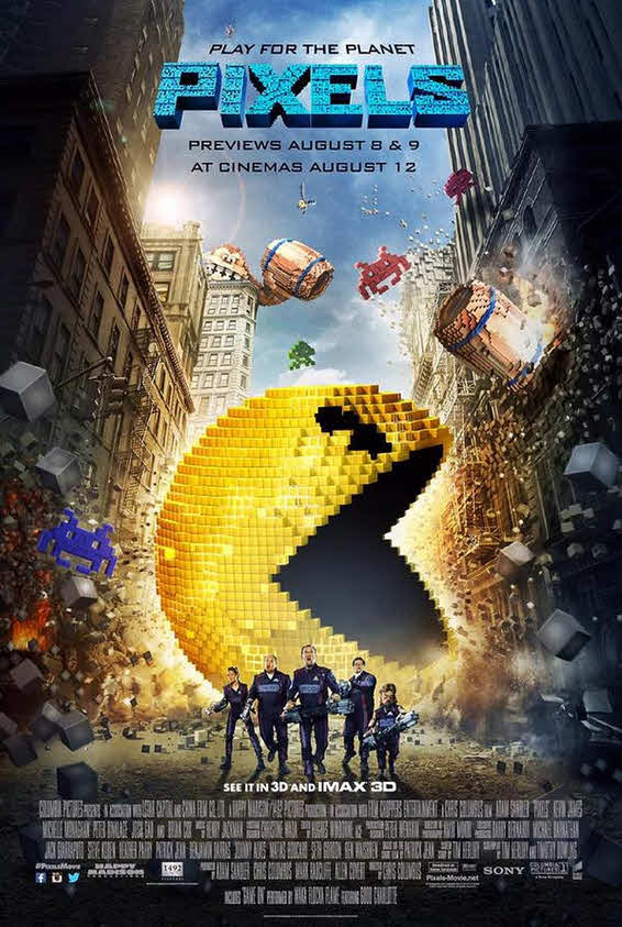 فيلم Pixels 2015 مترجم