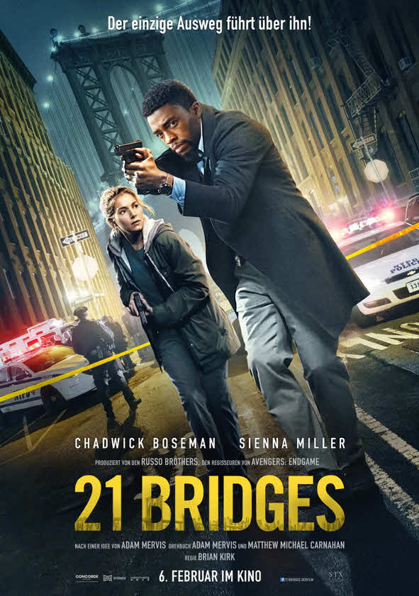 فيلم 21 Bridges 2019 مترجم