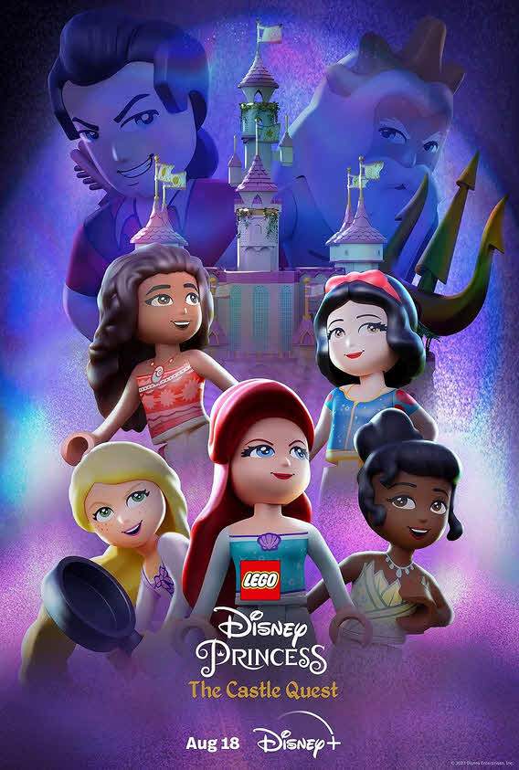 فيلم LEGO Disney Princess: The Castle Quest 2023 مدبلج باللهجة المصرية